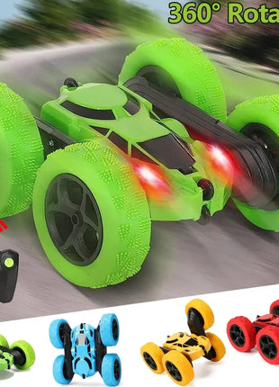 Rc Stunt Car Kids Double Sided Flip Remote Control Cars 2.4G High