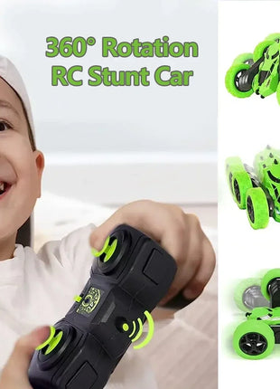 Rc Stunt Car Kids Double Sided Flip Remote Control Cars 2.4G High