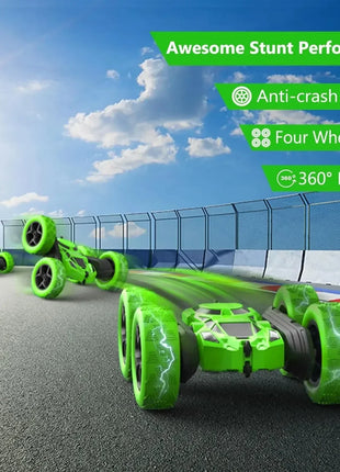 Rc Stunt Car Kids Double Sided Flip Remote Control Cars 2.4G High