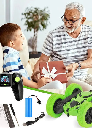 Rc Stunt Car Kids Double Sided Flip Remote Control Cars 2.4G High