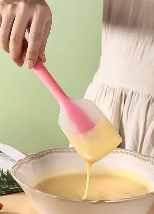 Silicone Cake Scraper Translucent Non-Stick Cake Cream Spatula Kitchen