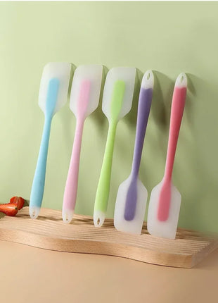 Silicone Cake Scraper Translucent Non-Stick Cake Cream Spatula Kitchen