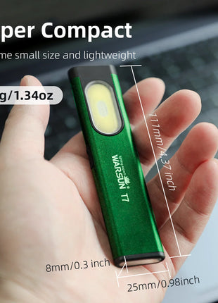 Warsun T7 Latest LED Keychain Flashlight  800Lm Portable Mini Torch