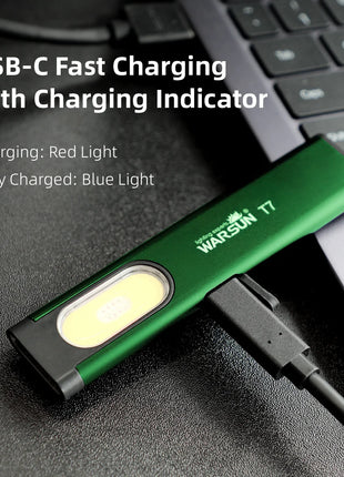 Warsun T7 Latest LED Keychain Flashlight  800Lm Portable Mini Torch