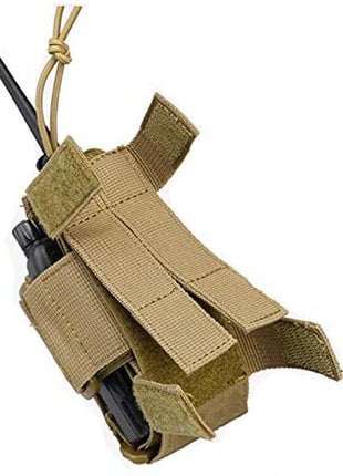 Tactical Molle Radio Pouch Walkie Talkie Holster Nylon Waist Pack Belt