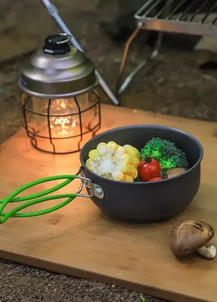 Ultralight Camping Cooking Utensils Outdoor Tableware Pot Set Hiking