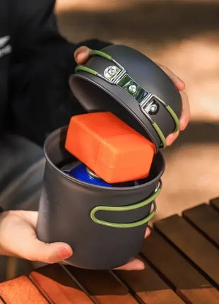 Ultralight Camping Cooking Utensils Outdoor Tableware Pot Set Hiking