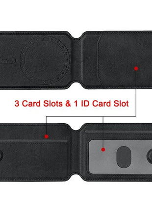 Card Wallet Phone Stand PU Leather Magnetic Card Holder  Phone Cases