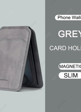 Card Wallet Phone Stand PU Leather Magnetic Card Holder  Phone Cases