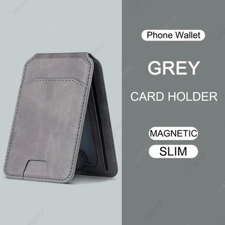 Card Wallet Phone Stand PU Leather Magnetic Card Holder  Phone Cases