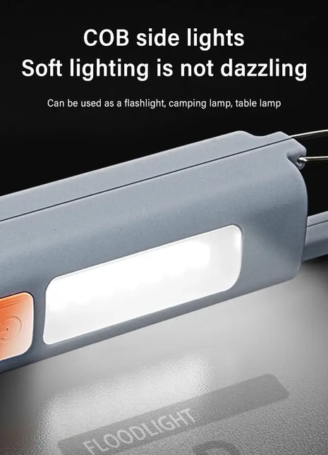 Strong Lighting ABS Flashlamp USB Charging Portable Outdoor Small