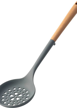 NEW Silicone Spatula Non Stick Pan Wooden Handle Silicone Vegetable