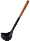 Black soup spoon