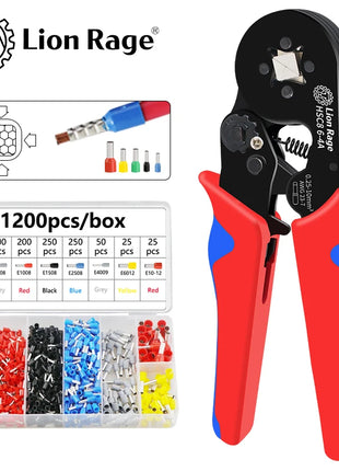 Manual crimping tool for ferrule terminals HSC8 6-4 ferrule crimping