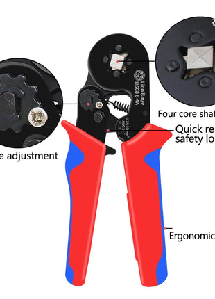 Manual crimping tool for ferrule terminals HSC8 6-4 ferrule crimping