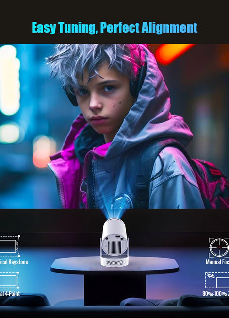 Magcubic 8K HY300 Pro + Projector Built in 5W Speaker 1280*720P