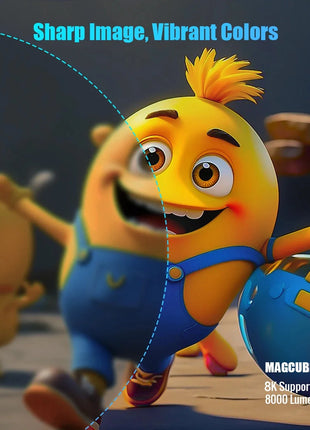 Magcubic 8K HY300 Pro + Projector Built in 5W Speaker 1280*720P