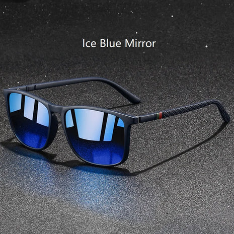 Fashion Colorful stripes Vintage Square Sunglasses For Men Women