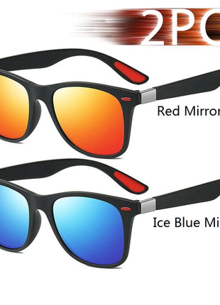 Fashion Vintage Square Unisex Driving Fishing Sunglasses Men Women