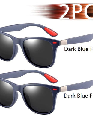 Fashion Vintage Square Unisex Driving Fishing Sunglasses Men Women