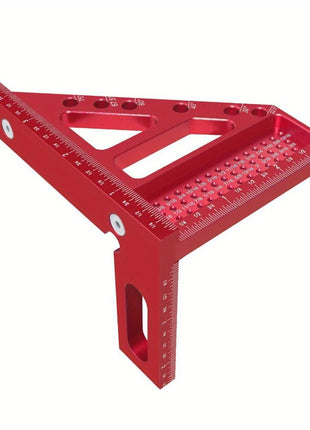3D Multi-Angle Metric/Inch Measuring Ruler, 45/90 Degree Aluminum