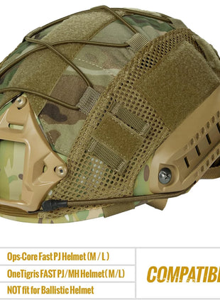 Tactical Helmet Cover for Fast Helmet Multi-Camo Helmet Cover