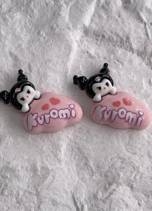 Sanrio Kuromi Shoe Charms ABS Cartoon Cute Detachable DIY Decorative