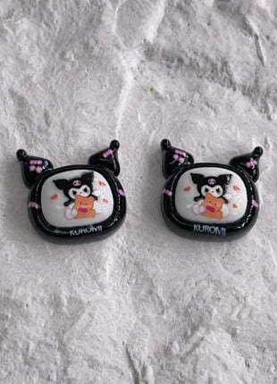 Sanrio Kuromi Shoe Charms ABS Cartoon Cute Detachable DIY Decorative