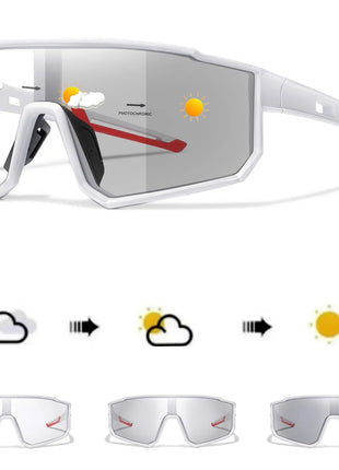 Fashion Brand Men Women Bicycle Photochromic Eyewear MTB Bike Fishing