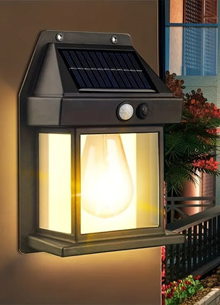 New Solar Tungsten Filament Lamp Outdoor Waterproof Intelligent