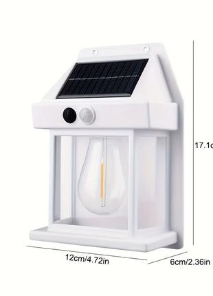 New Solar Tungsten Filament Lamp Outdoor Waterproof Intelligent