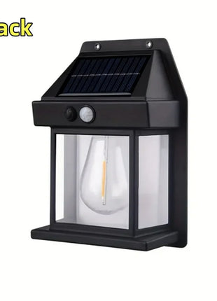 New Solar Tungsten Filament Lamp Outdoor Waterproof Intelligent