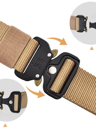 Men's Belt Outdoor Hunting Multi Function Combat Survival 120cm