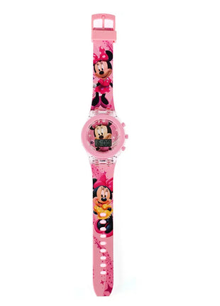 Flash Light Spiderman Kids Watches For Boys Cartoon Hello Kitty Mickey