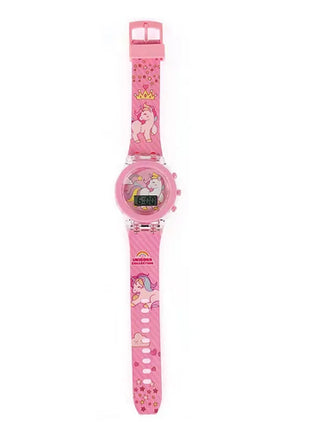 Flash Light Spiderman Kids Watches For Boys Cartoon Hello Kitty Mickey