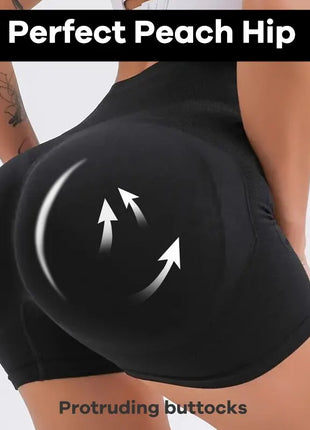 CZGUKE Women High Waist Workout Shorts Butt Lifting Tummy Control