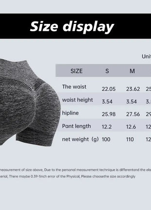 CZGUKE Women High Waist Workout Shorts Butt Lifting Tummy Control