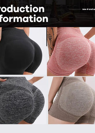 CZGUKE Women High Waist Workout Shorts Butt Lifting Tummy Control