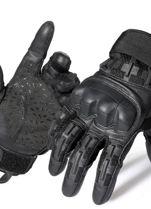 Touch Screen Cycling Gloves PU Leather Tactical Airsoft Hunting