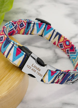Nylon Dogs Cat Id Collars | Collars, Harnesses Leads - Adjustable
