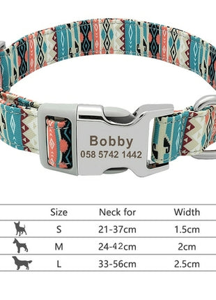 Nylon Dogs Cat Id Collars | Collars, Harnesses Leads - Adjustable