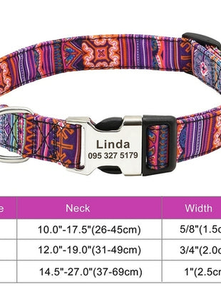 Nylon Dogs Cat Id Collars | Collars, Harnesses Leads - Adjustable