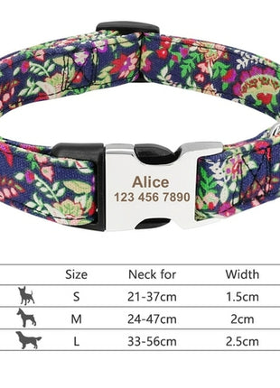 Nylon Dogs Cat Id Collars | Collars, Harnesses Leads - Adjustable
