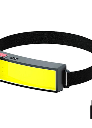 1 Pc Strong Light High Brightness Cob Headlight Usb Charging Head