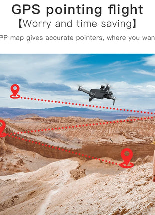2024 New L600 PRO MAX GPS Drone 5KM 4K Professional HD Dual Camera