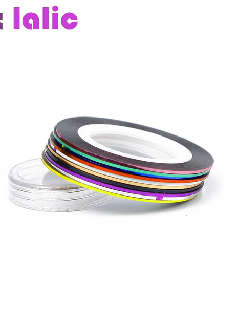 10 Rolls Nail Art Striping Tapes, Nail Liner Stickers, Nail Decals,