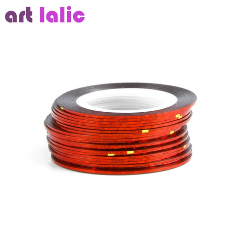10 Rolls Nail Art Striping Tapes, Nail Liner Stickers, Nail Decals,
