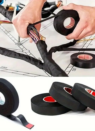 25MM*15M Auto Car Flannel Flannelette Adhesive Tape Wiring Harness