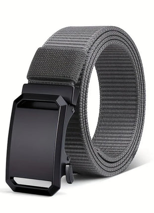 New Automatic Buckle Belt, Canvas Tactical Workwear Casual Outdoor