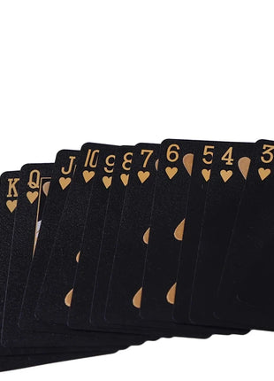 Color Black Gold Playing Card Game Card Group Waterproof Poker Suit